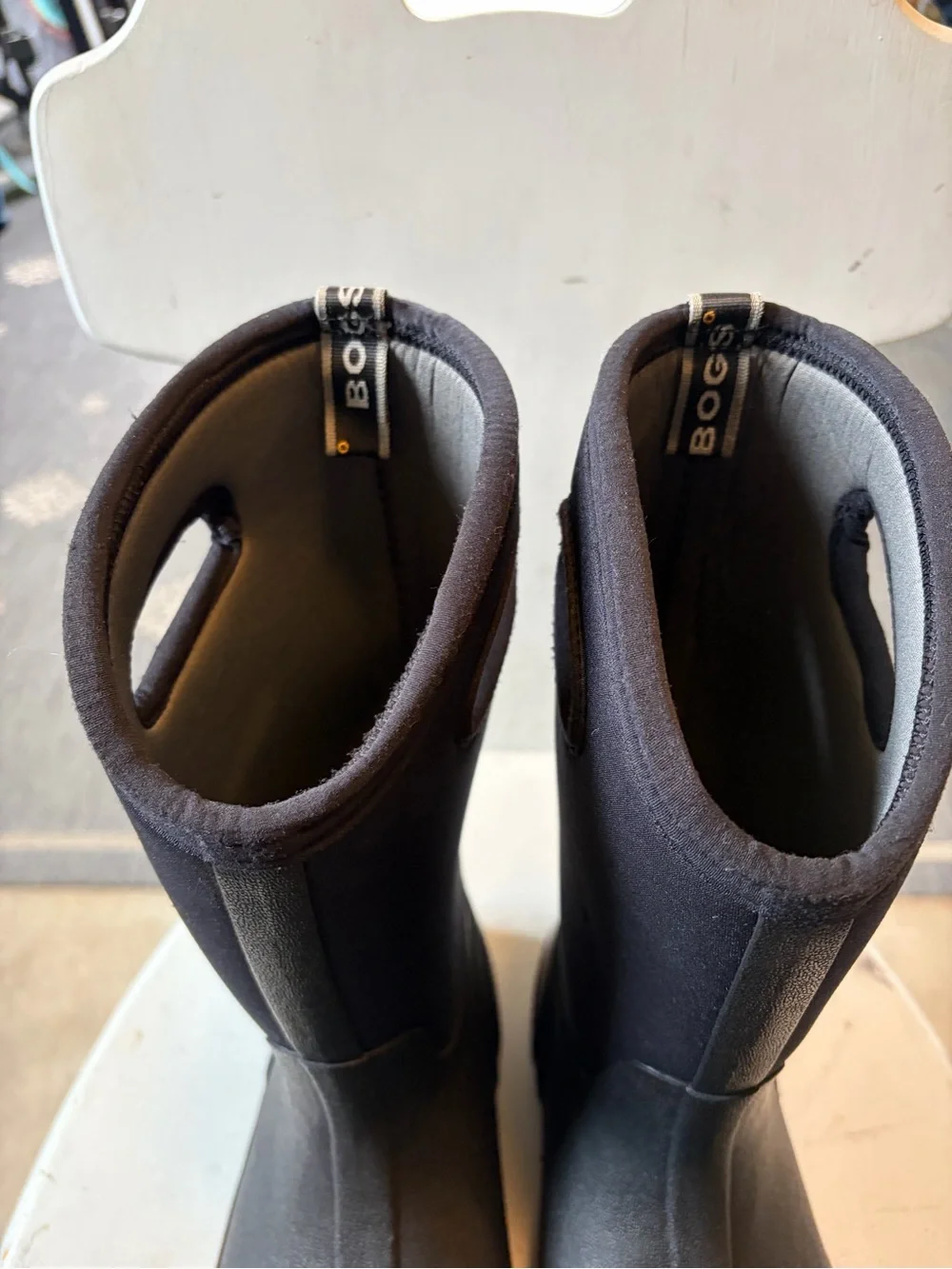 Bogs Black Tall Waterproof Pull-On Boots